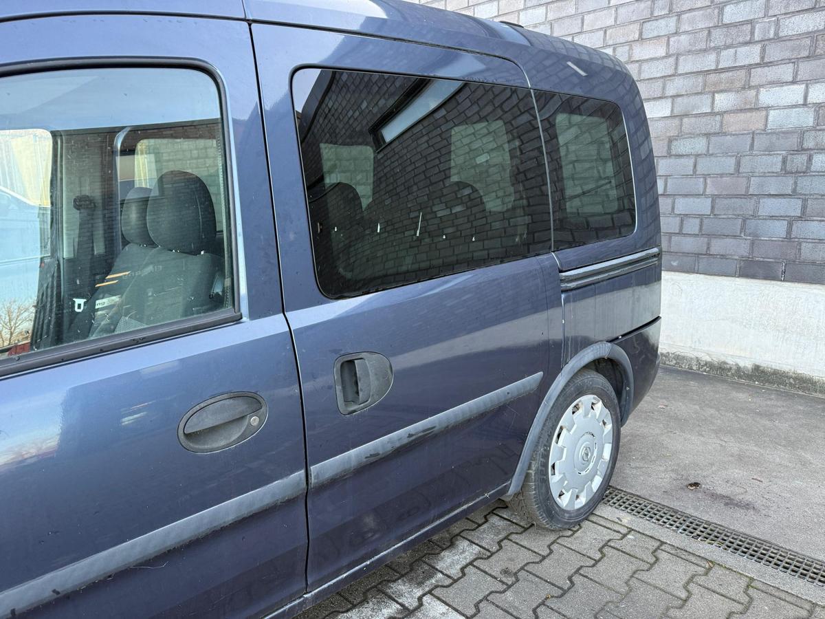 Opel Combo C original Schiebetür hinten links Z168 Metroblau Rohbau BJ06